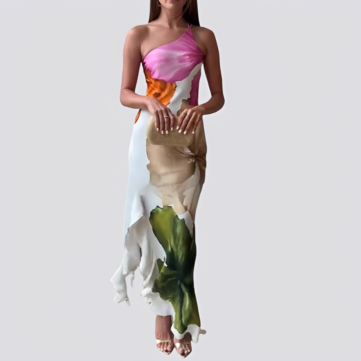 Dorothy - Stilvolles Maxikleid mit Blumenmuster für Damen