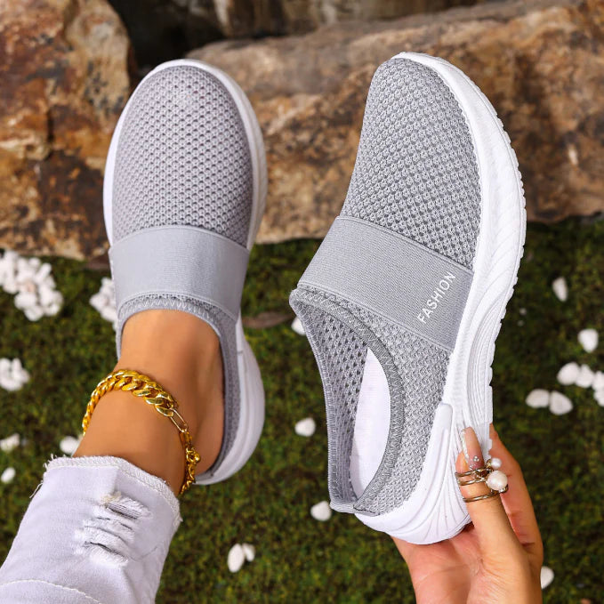 Slip-on Sneaker Damen Klettverschluss