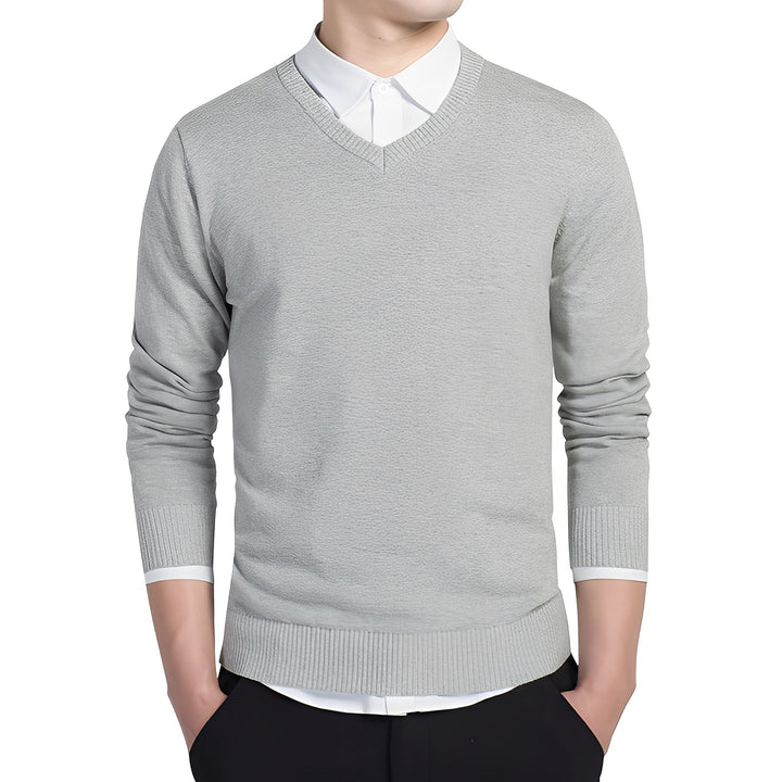Tom - V-Ausschnitt-Pullover für Herren