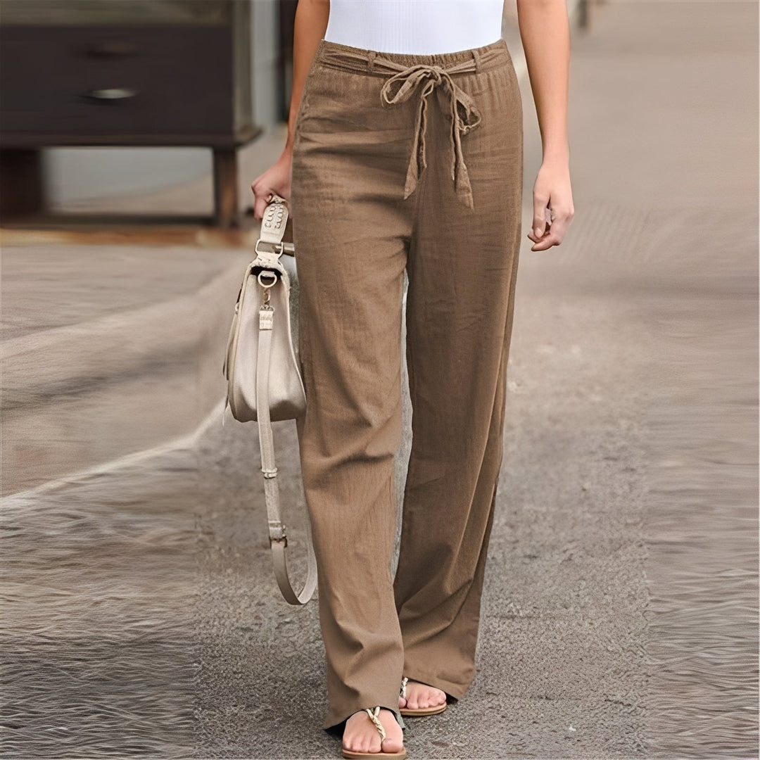 Amie - Weite Hose mit elastischem Bund für Damen