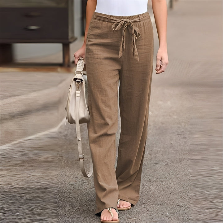 Amie - Weite Hose mit elastischem Bund für Damen