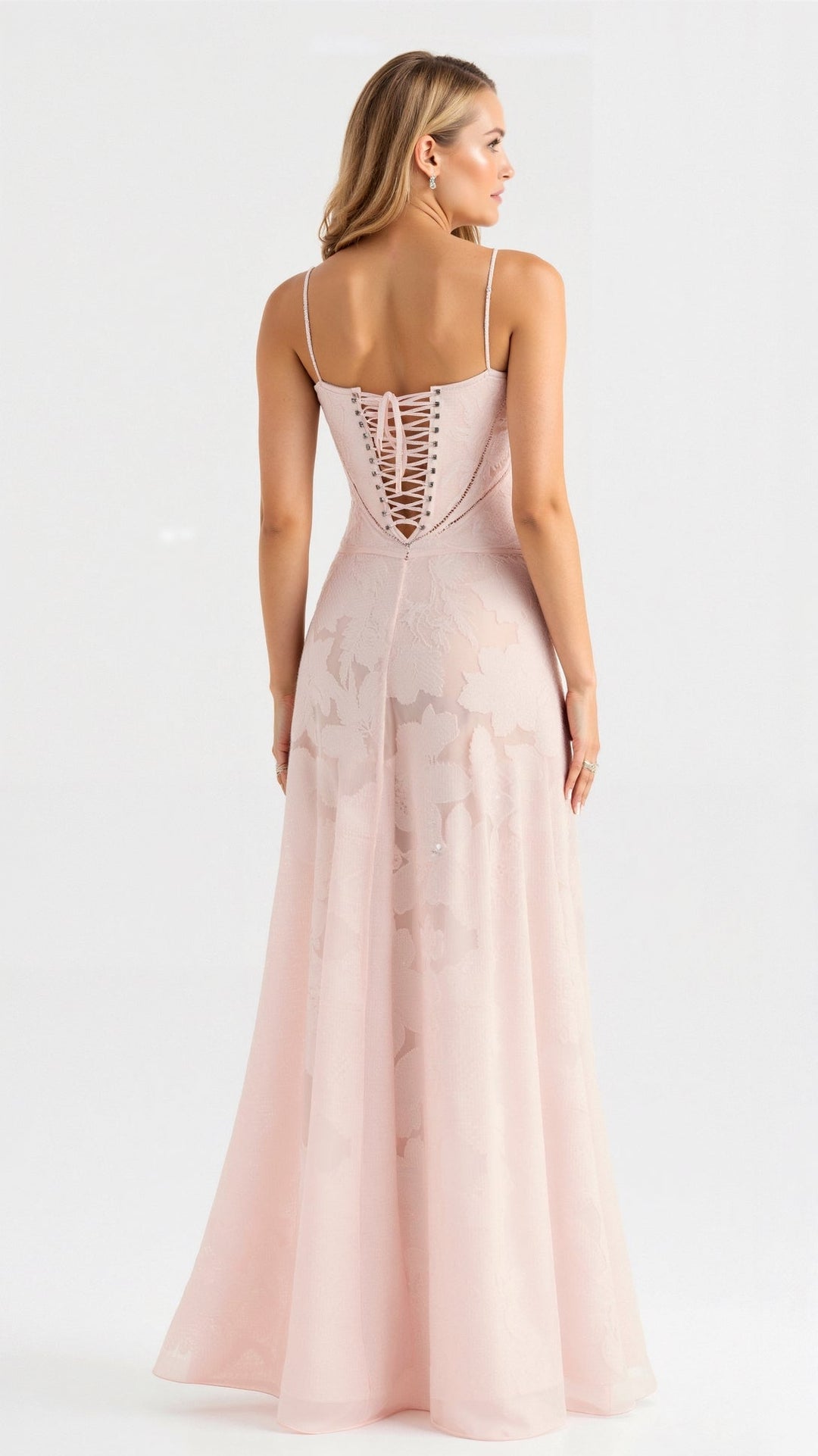 Leonie | Damen Slip Maxi Kleid für Hochzeitsgäste