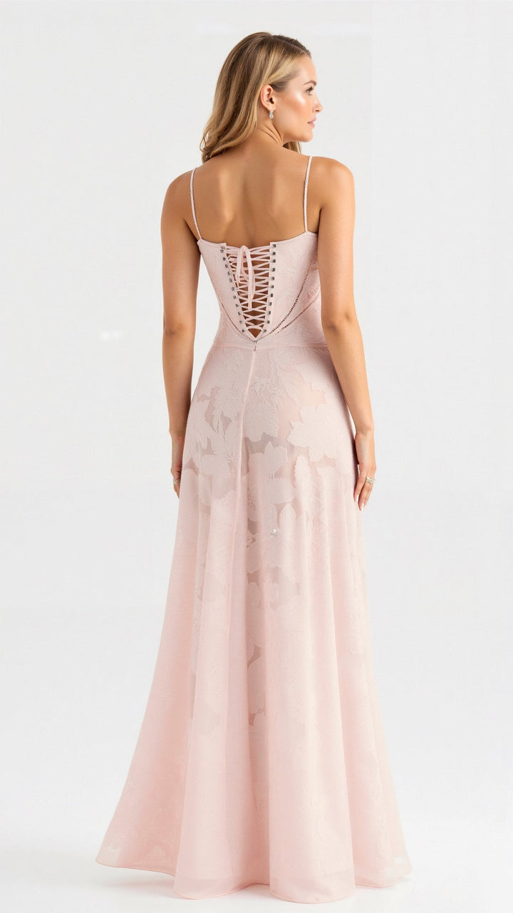 Leonie | Damen Slip Maxi Kleid für Hochzeitsgäste
