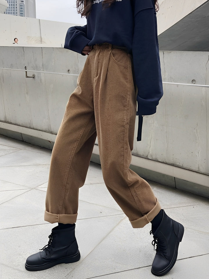 Joanne - Lässige, lockere Cordhose für Damen