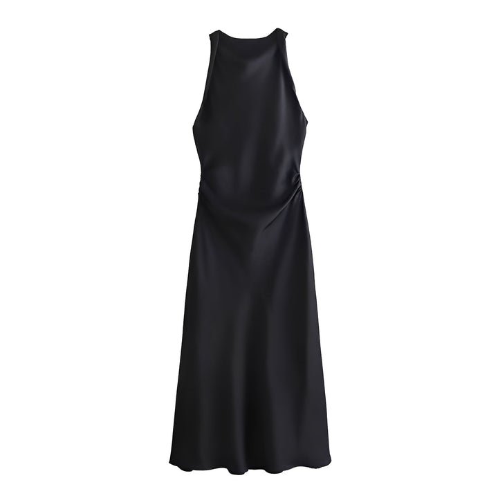 Veronica - Elegantes Neckholder-Midikleid für Damen