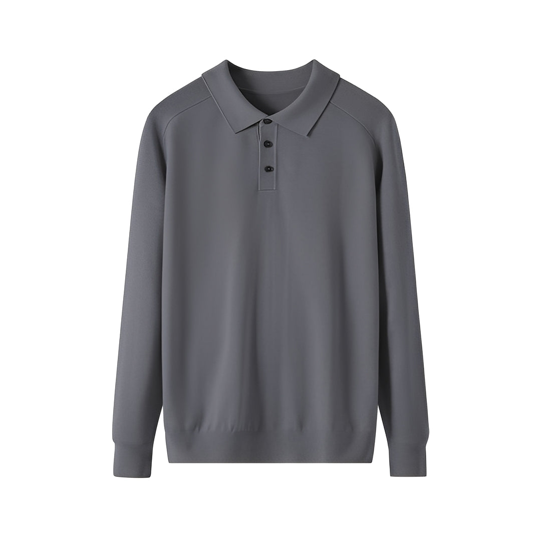 Anton - Lässiger Wollpullover mit Reverskragen für Herren
