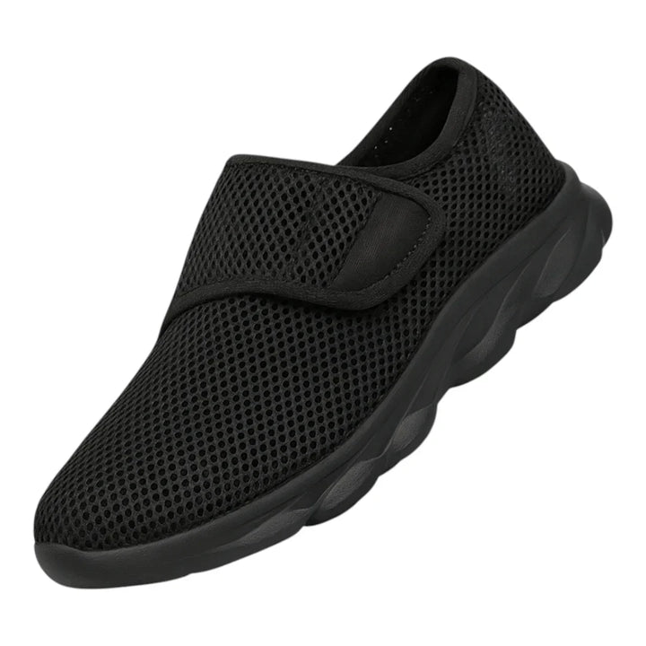 Damenschuhe für Diabetiker, breite Passform, Klettverschluss