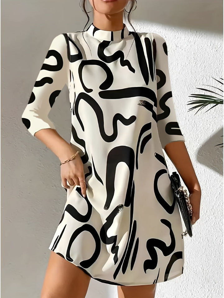 Kathryn - Stilvolles bedrucktes Kleid für Damen