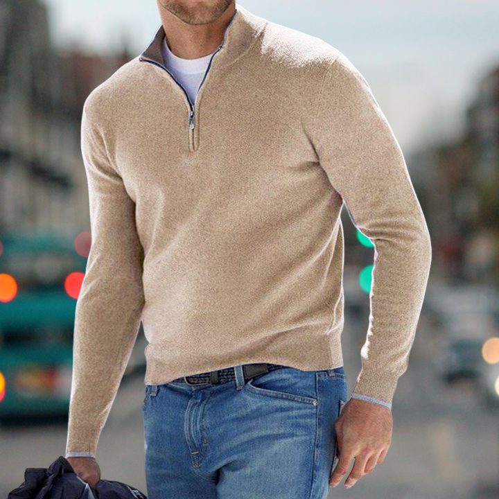 Carlo – Pullover mit Zipper