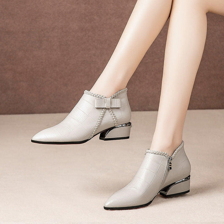 Georgina - Klassische Stiefeletten mit Absatz für Damen