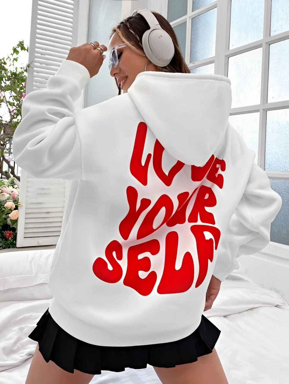 Daria – Gemusterter Hoodie mit hohem Tragekomfort