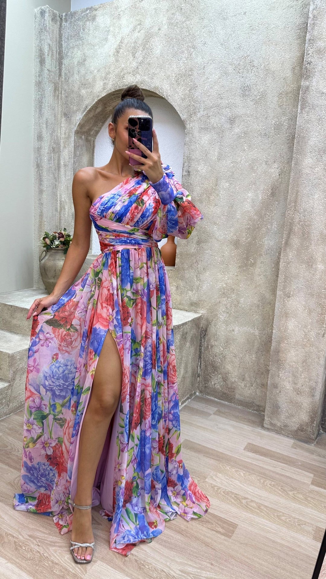 Mila – Elegant Flowy Shoulder Dress for Summer Events - Image 7