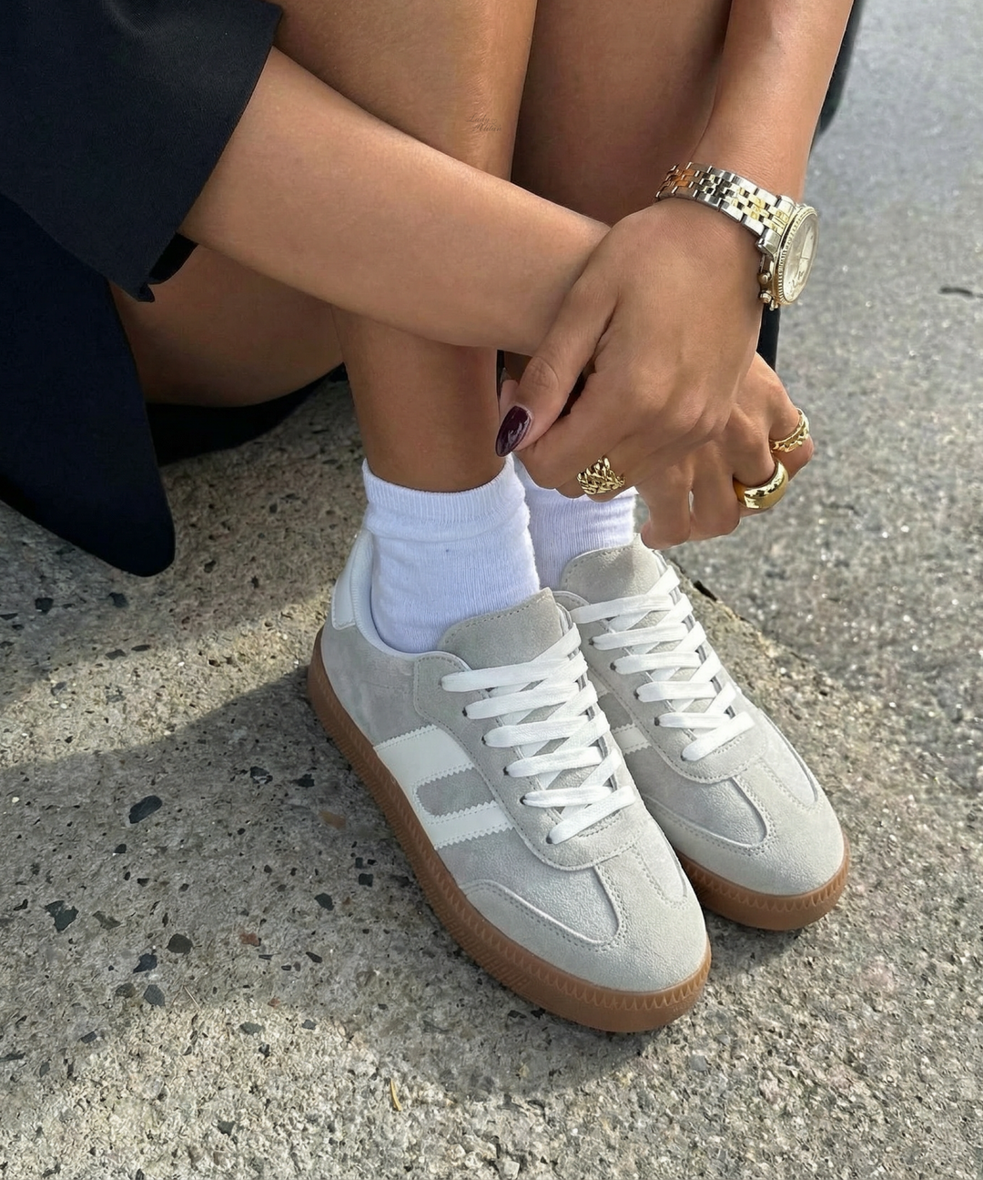 Sneaker Sonia Grau Ladypolitan ♡