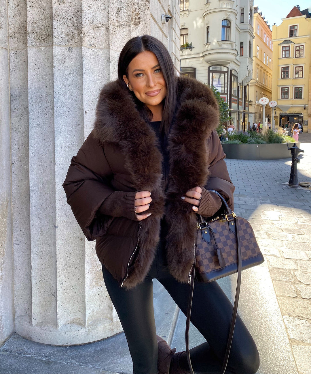 Jacke Fraya Braun