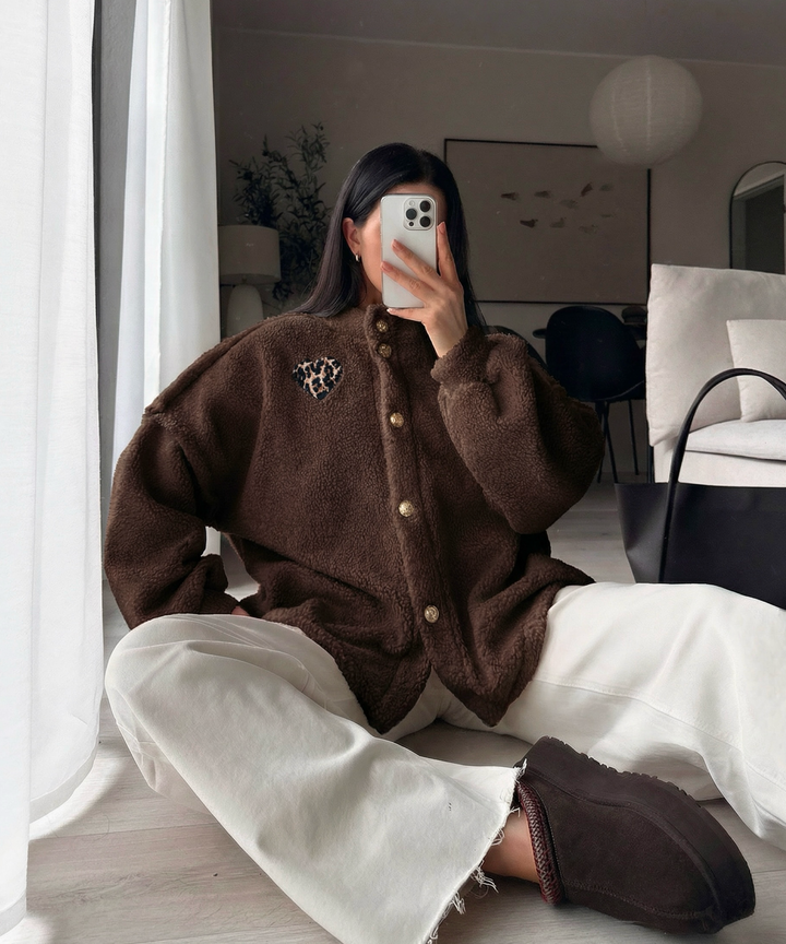 Teddyjacke Traiana Braun Ladypolitan ♡