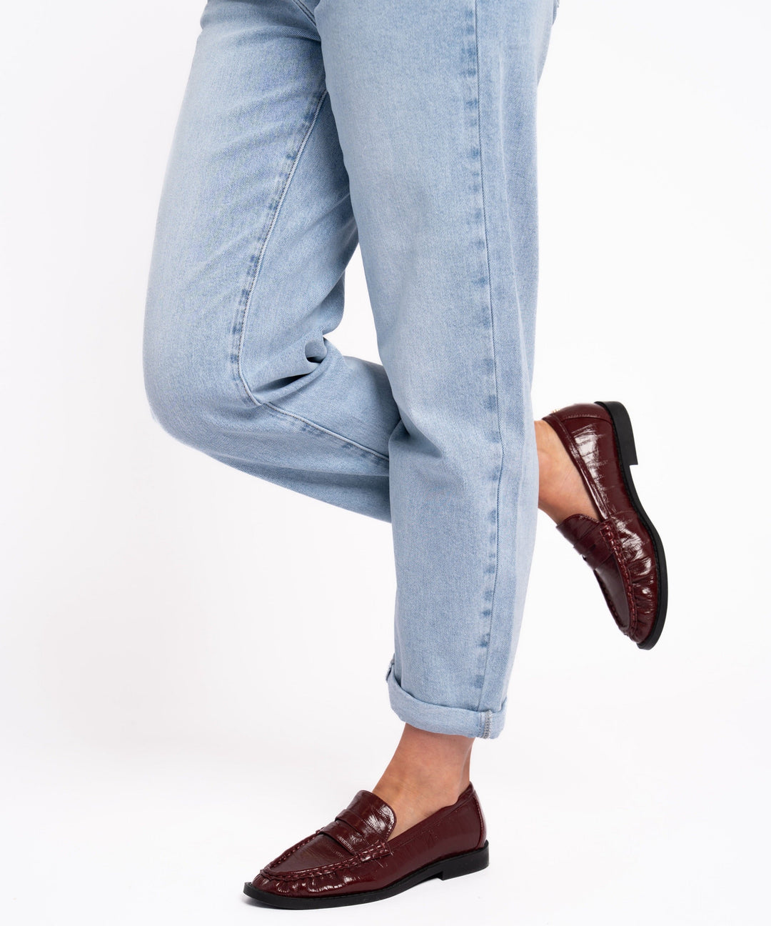 Stretch Mom Jeans Leava Blau Ladypolitan ♡