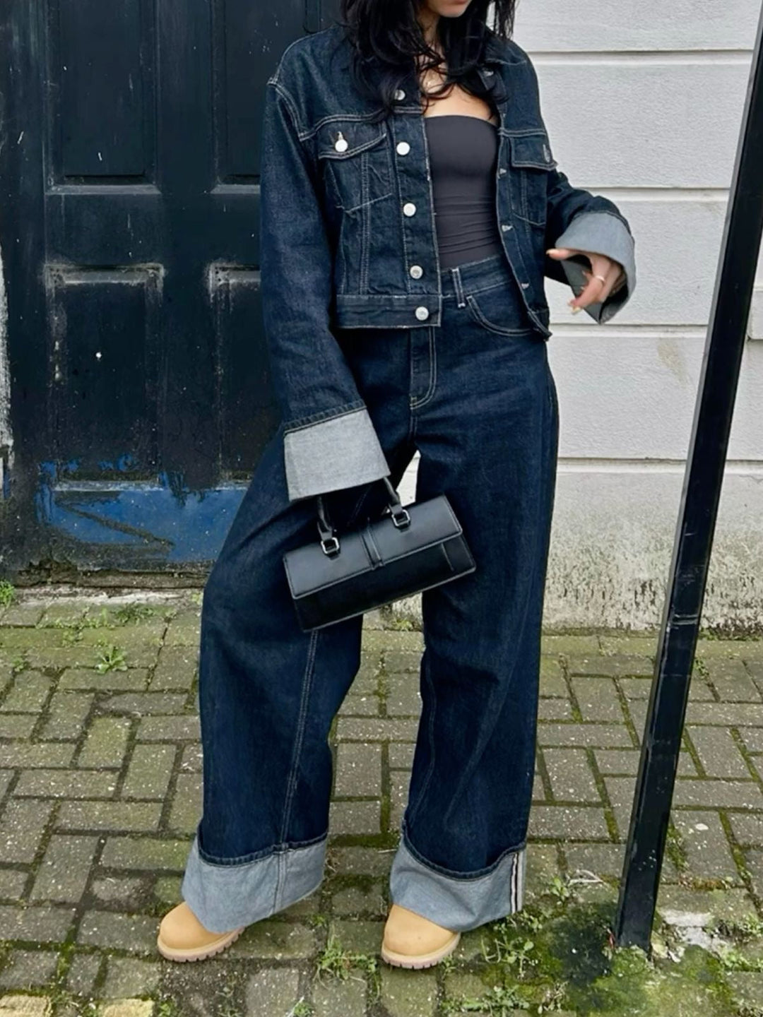 Petra | Damen Frühlings-Set mit Cropped-Jacke und Hose