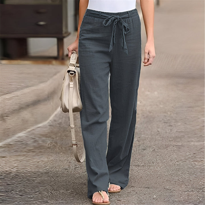 Amie - Weite Hose mit elastischem Bund für Damen