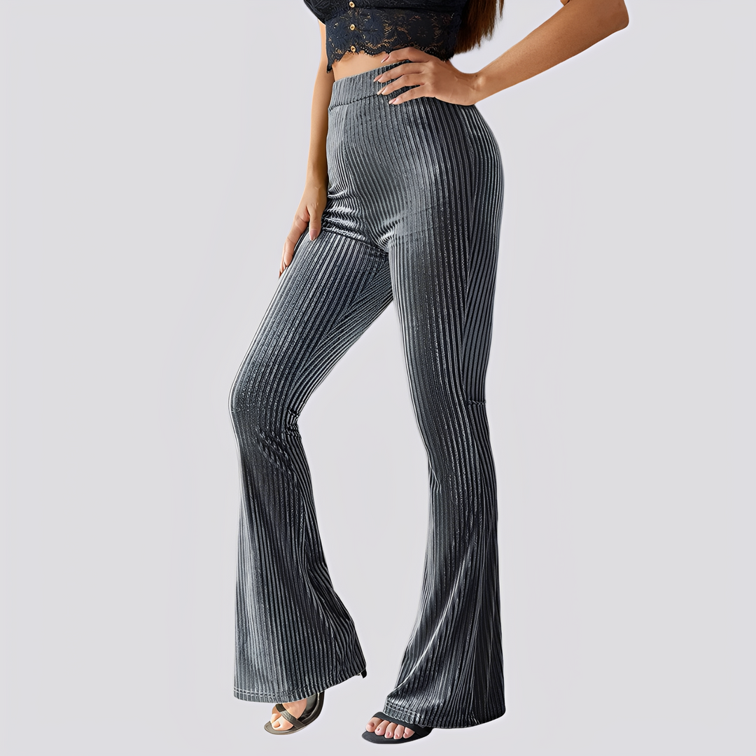 Leona - Lässige Schlaghose aus Cord für Damen