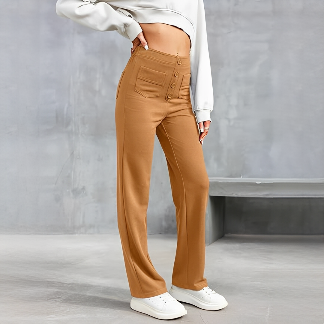 Dara - Schicke Damenhose mit hohem Bund