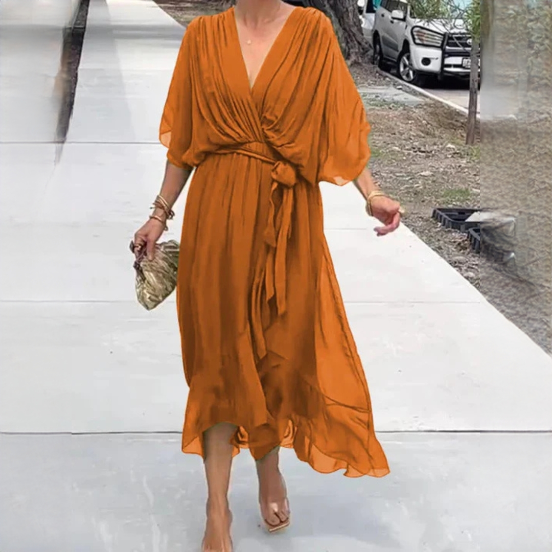 Demara - Stilvolles V-Kleid für Damen