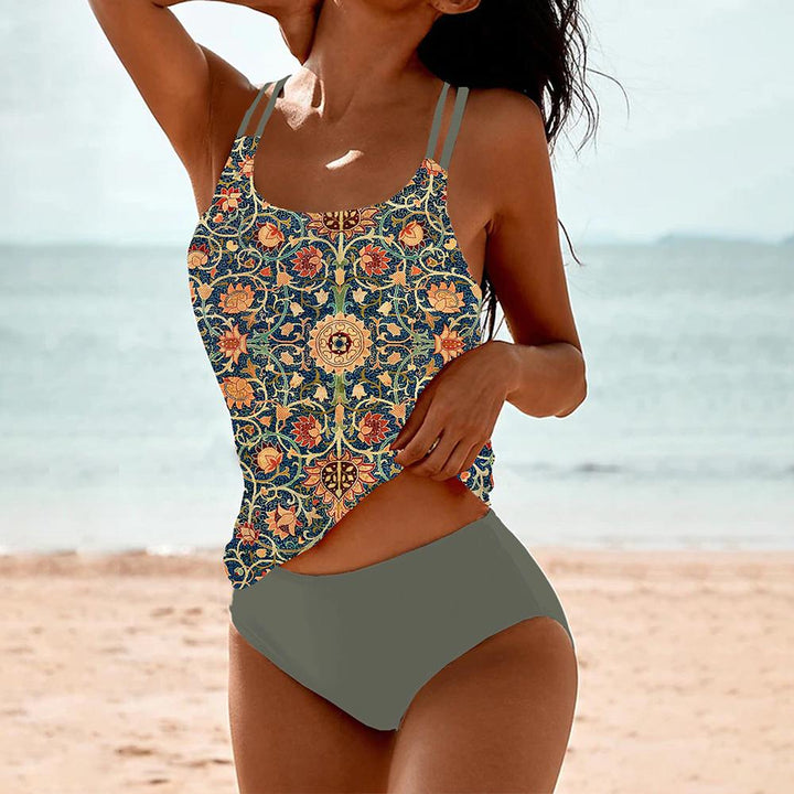 Tankini-Set für Damen mit Print