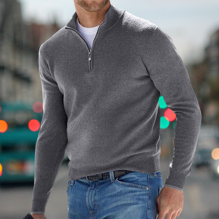 Carlo – Pullover mit Zipper