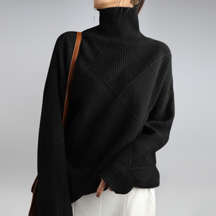 Maria | Damen Winter Rollkragenpullover