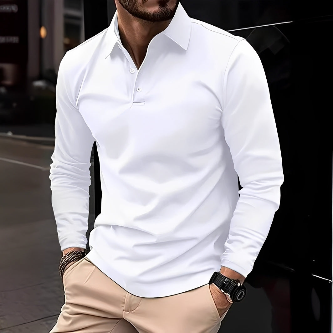Conner – Langärmliges Herren-Poloshirt – Lässig & komfortabel