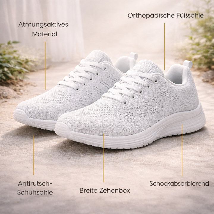Orthopädische Slip-On-Sneaker für Damen | Fußgewölbestütze