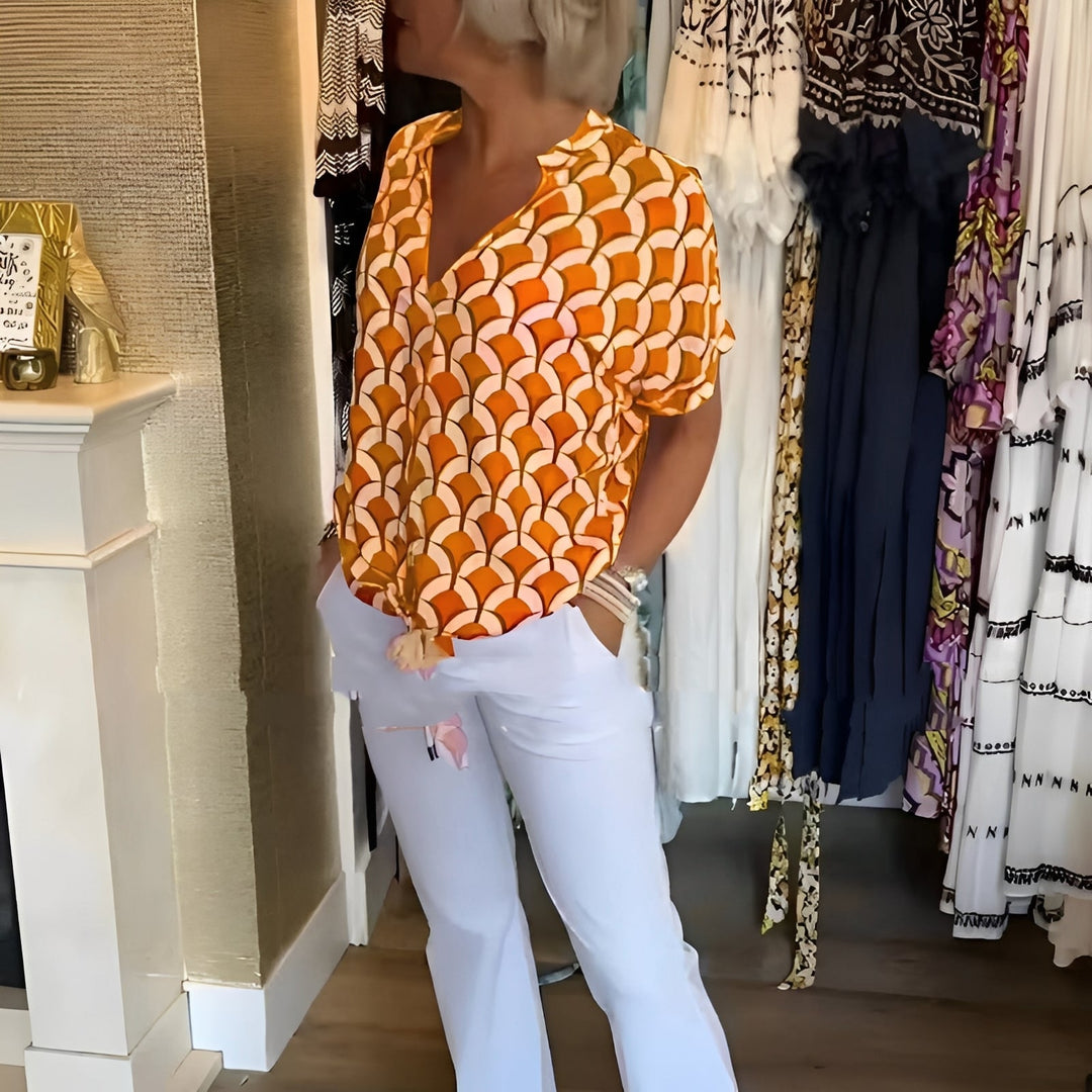 Leona - Stilvolles Damenoberteil mit Design