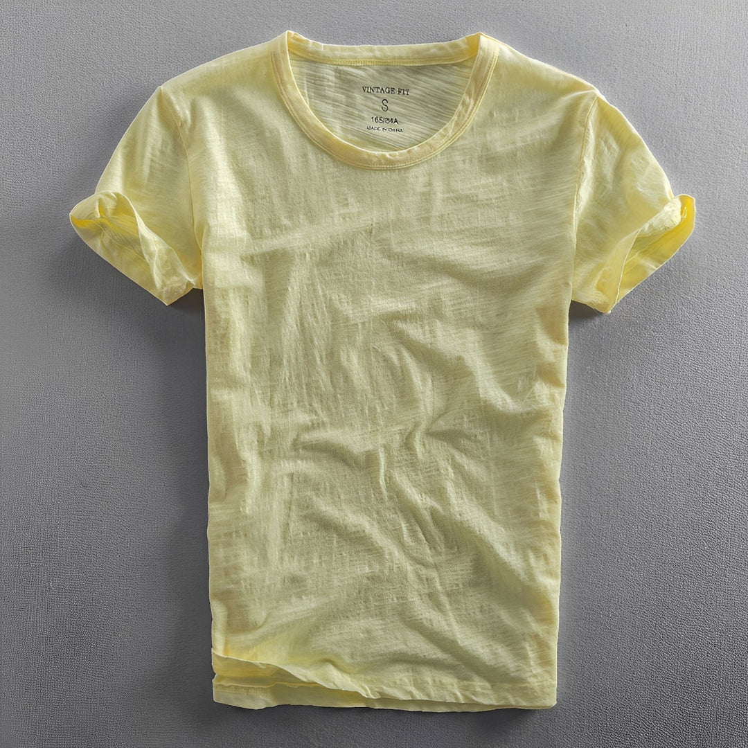 Samuel - Klassisches gewaschenes T-Shirt für Herren