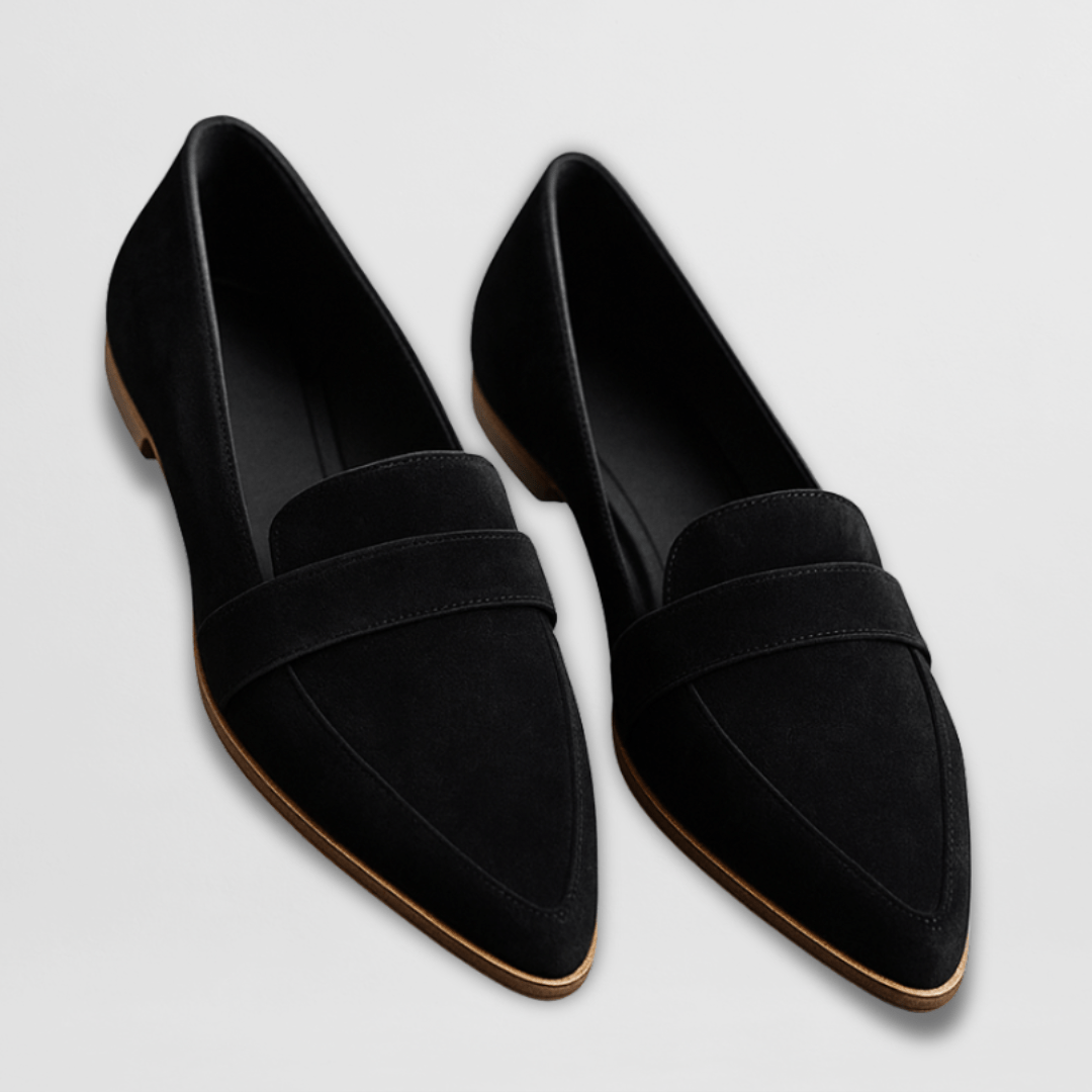 Damen-Loafer aus Wildleder zum Hineinschlüpfen