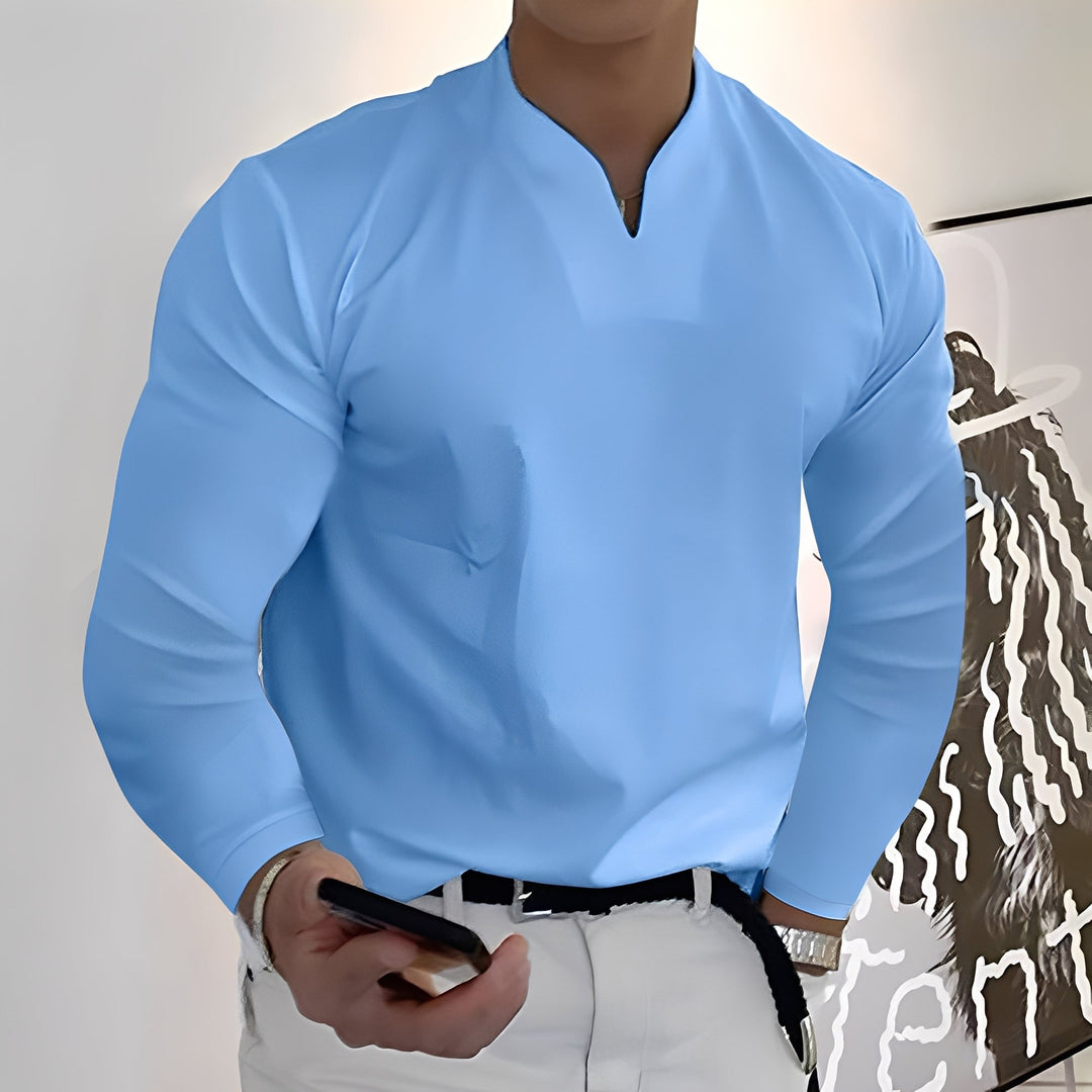 Corentin - Freizeit-Herren-Langarmhemd
