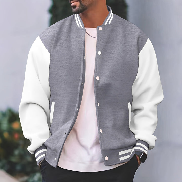 Greg - Elegante Herren-Bomberjacke mit legerem Schnitt