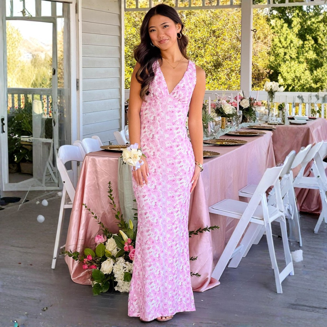 Andreas | Damen Florales Maxi Kleid Für Hochzeitsgäste