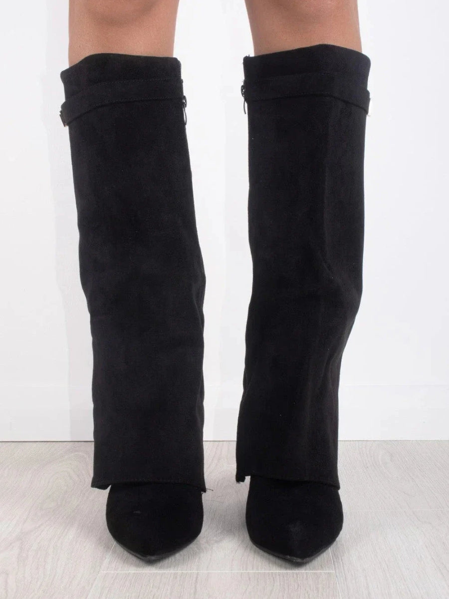 Damen Stiefel mit hohem Schaft