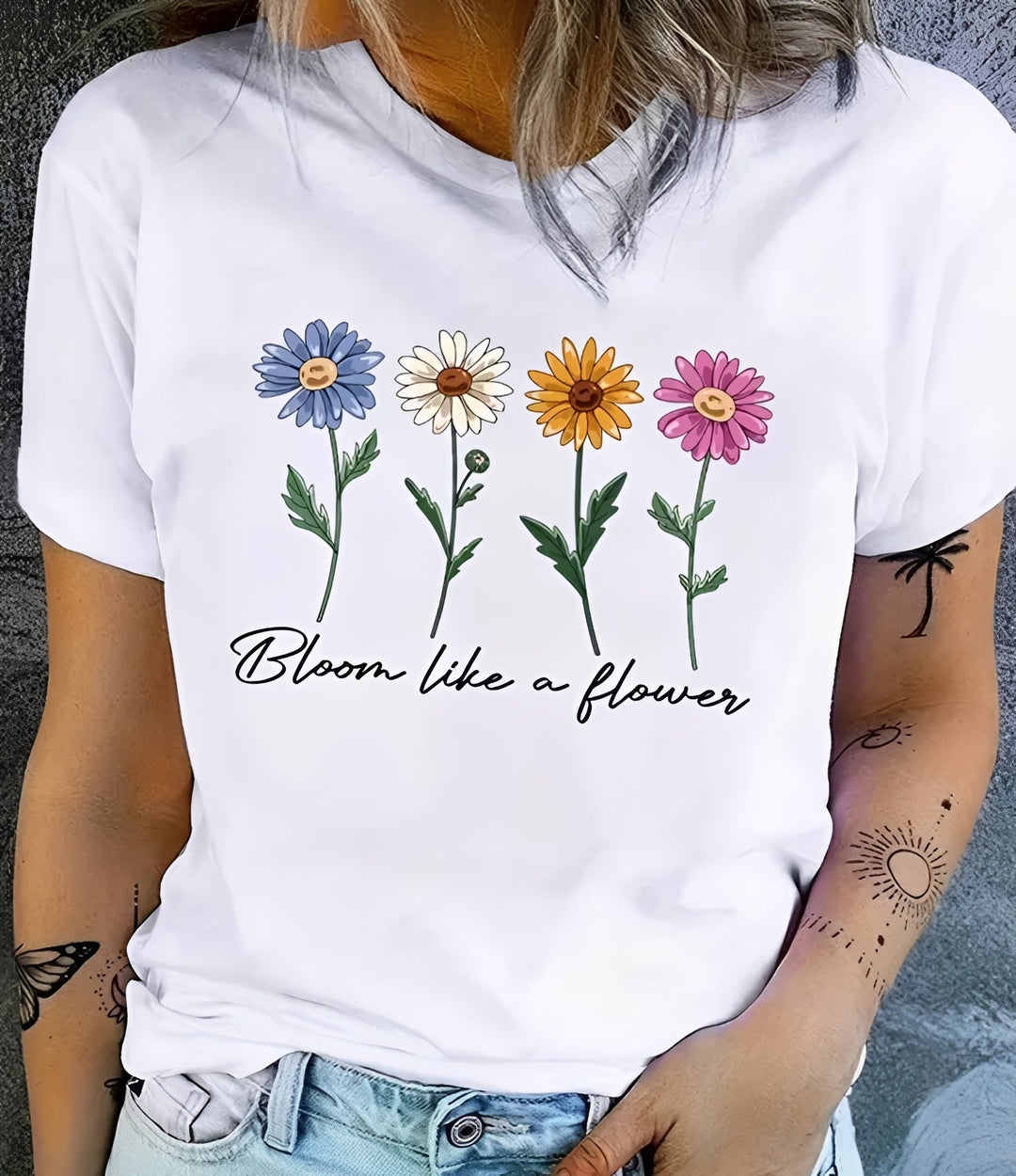 Julia - Modisch bedrucktes Damen-T-Shirt