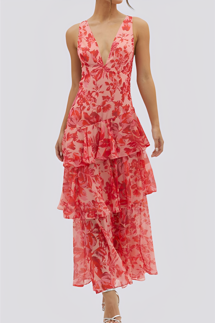 Tiffany - Stilvolles Maxikleid mit Neckholder für Damen