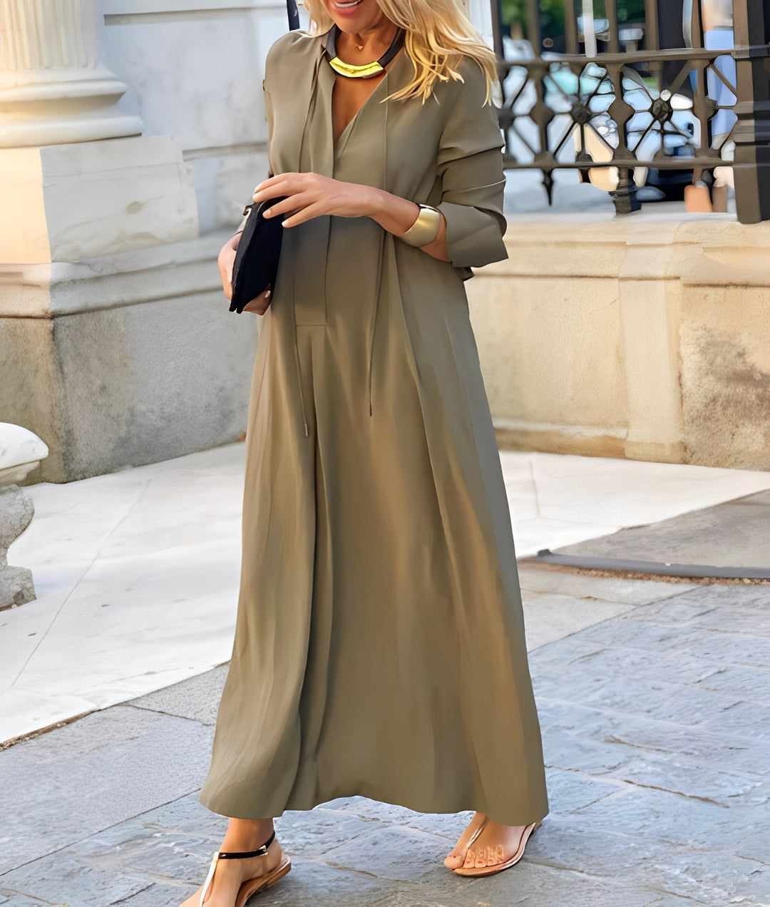 Nicole - Lässiges, locker sitzendes Maxikleid für Damen