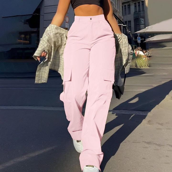 Sophie - Bequeme Cargohose mit hoher Taille für Frauen