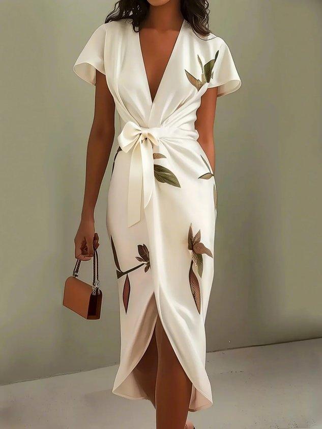 Melanie – Elegant Wrap Dress for Women - Image 3
