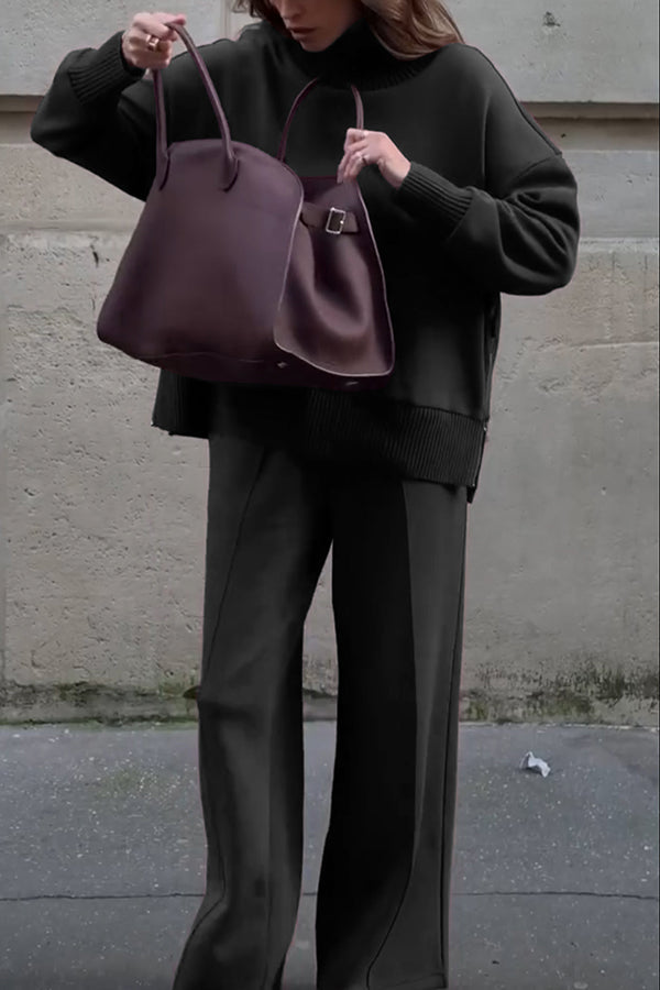 Midi-Kleid aus Leinenmischgewebe für Damen