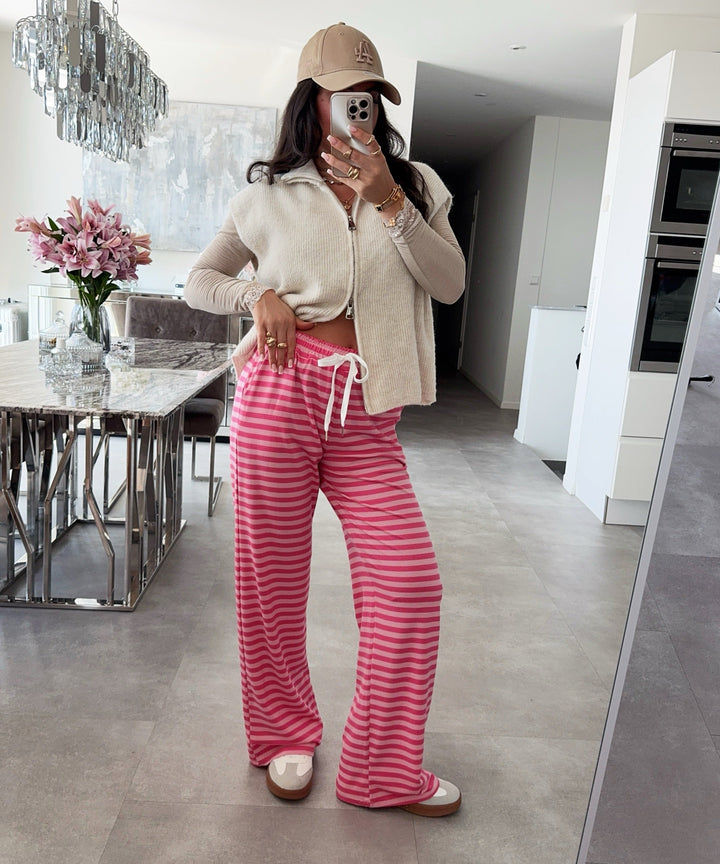 Stoffhose Leonita Rosa Pink Ladypolitan ♡