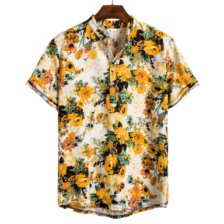 Freddy - Bequemes Hemd mit Blumenmuster für Herren