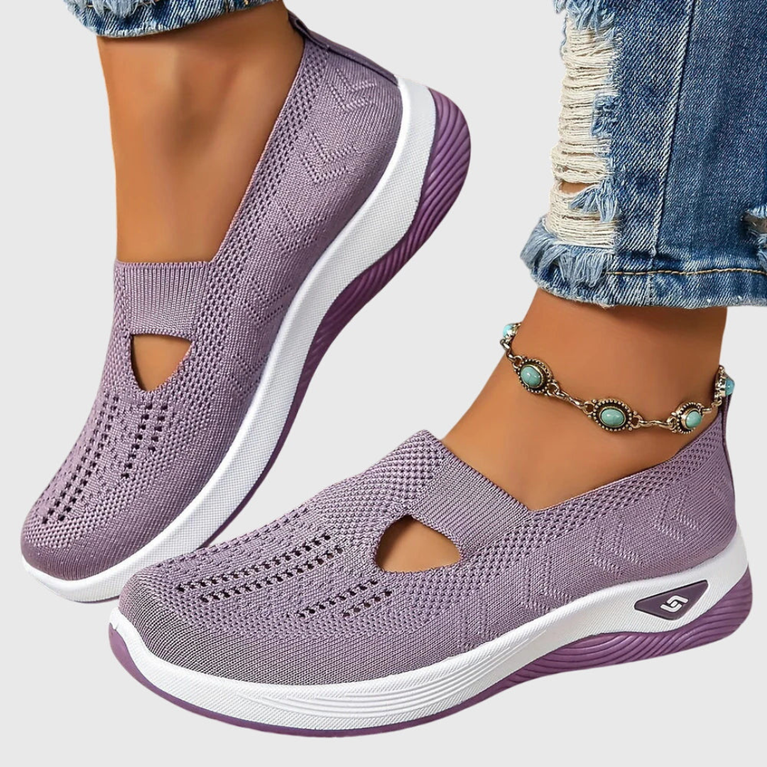 Frieda | Damen Atmungsaktive Slip-On Strick Sneakers