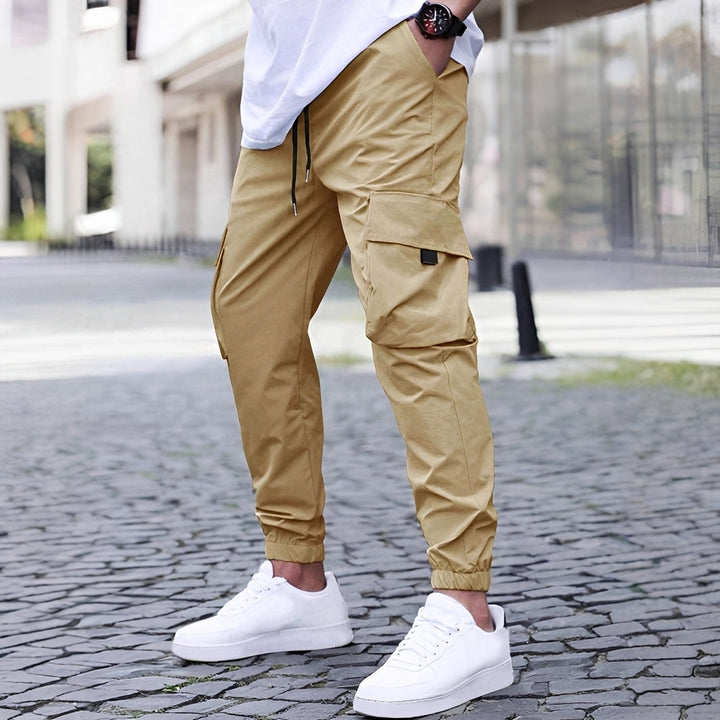 Ollie - Lässige, elastische Cargo-Jogginghose für Herren