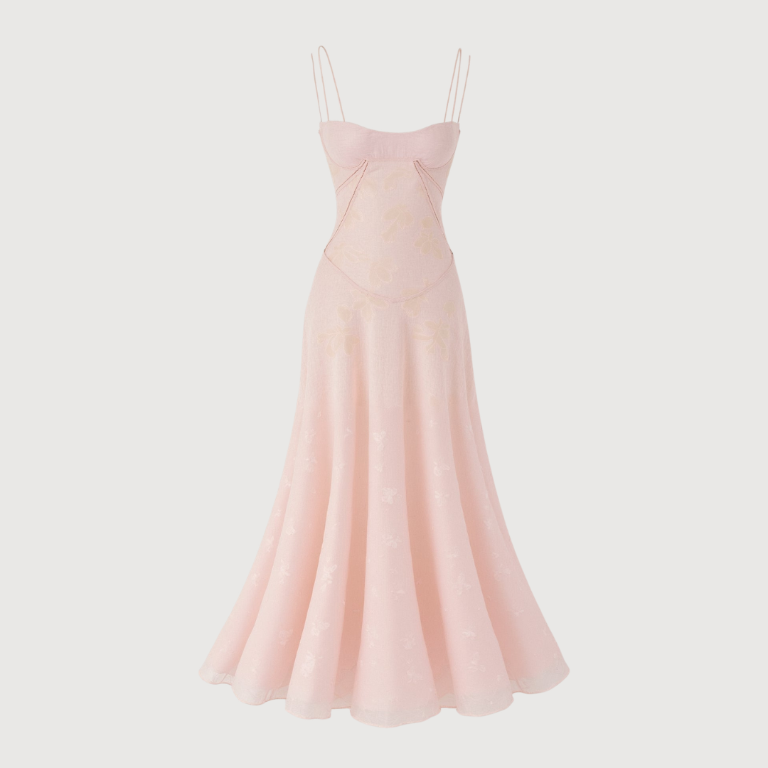 Michaela | Damen Hochzeitsgast Slip Maxikleid