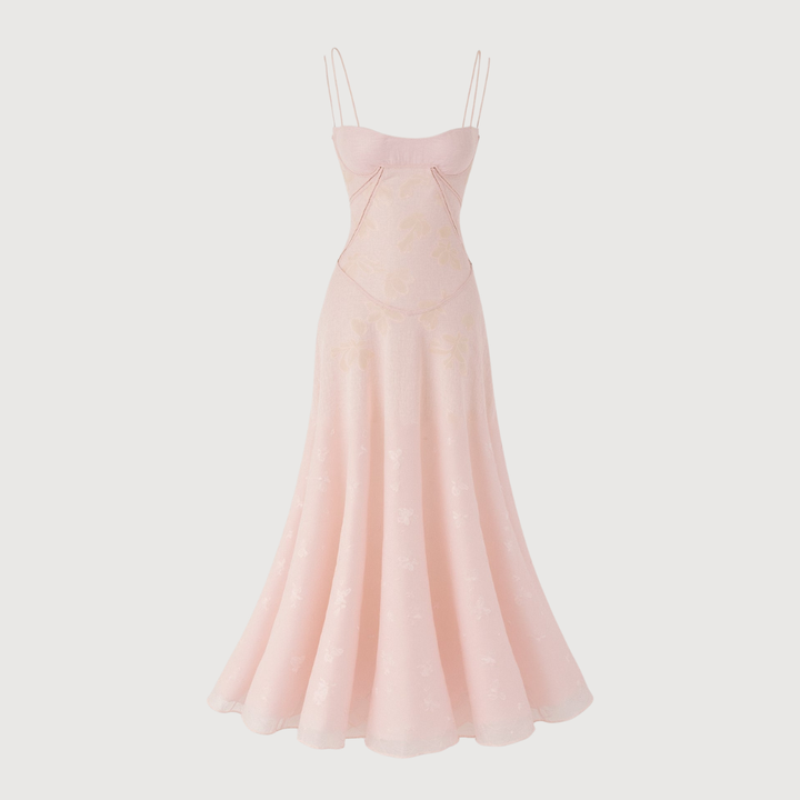 Michaela | Damen Hochzeitsgast Slip Maxikleid