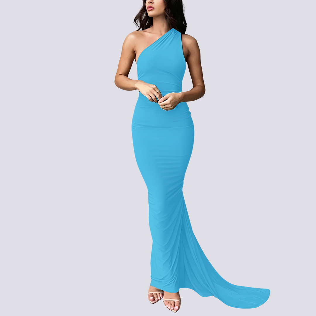 Martha - Elegantes rückenfreies Plisseekleid für Damen